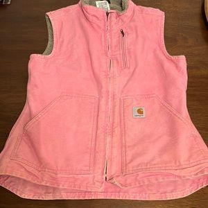 Women’s Carhartt Sherpa Mock Neck Vest, size Small